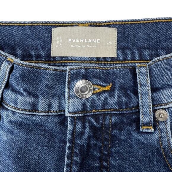 EVERLANE The Way-High Slim Jean Size 27S - Picture 4 of 6